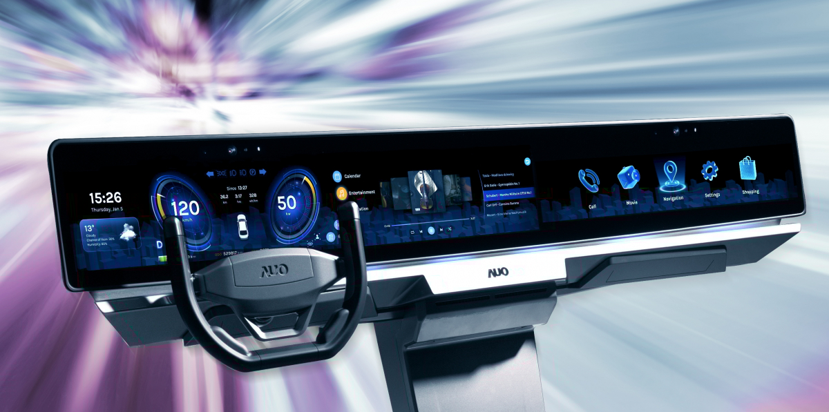 友達FIDM Plus 一體化顯示方案導入AmLED顯示技術並整合多項感測技術，打造沉浸式、互動的座艙體驗