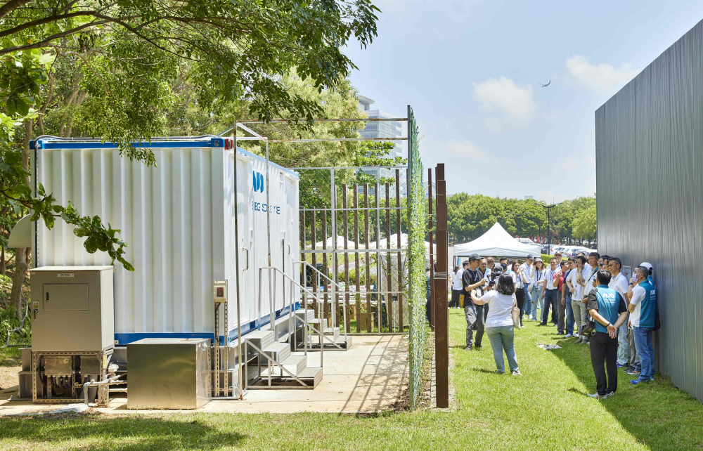 友達西大墩窯文化館建置屋頂全綠電及儲能櫃，為兼具創能儲能的永續綠能場域