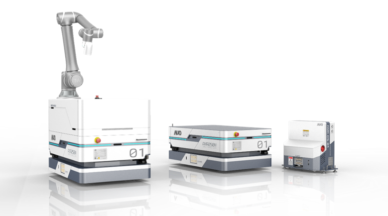 友達數位開發的自主式移動機器人（AMR250M），搭配全向輪並結合AI演算法、2D LiDAR、3D攝影機等技術，協助客戶實現產線全自動化